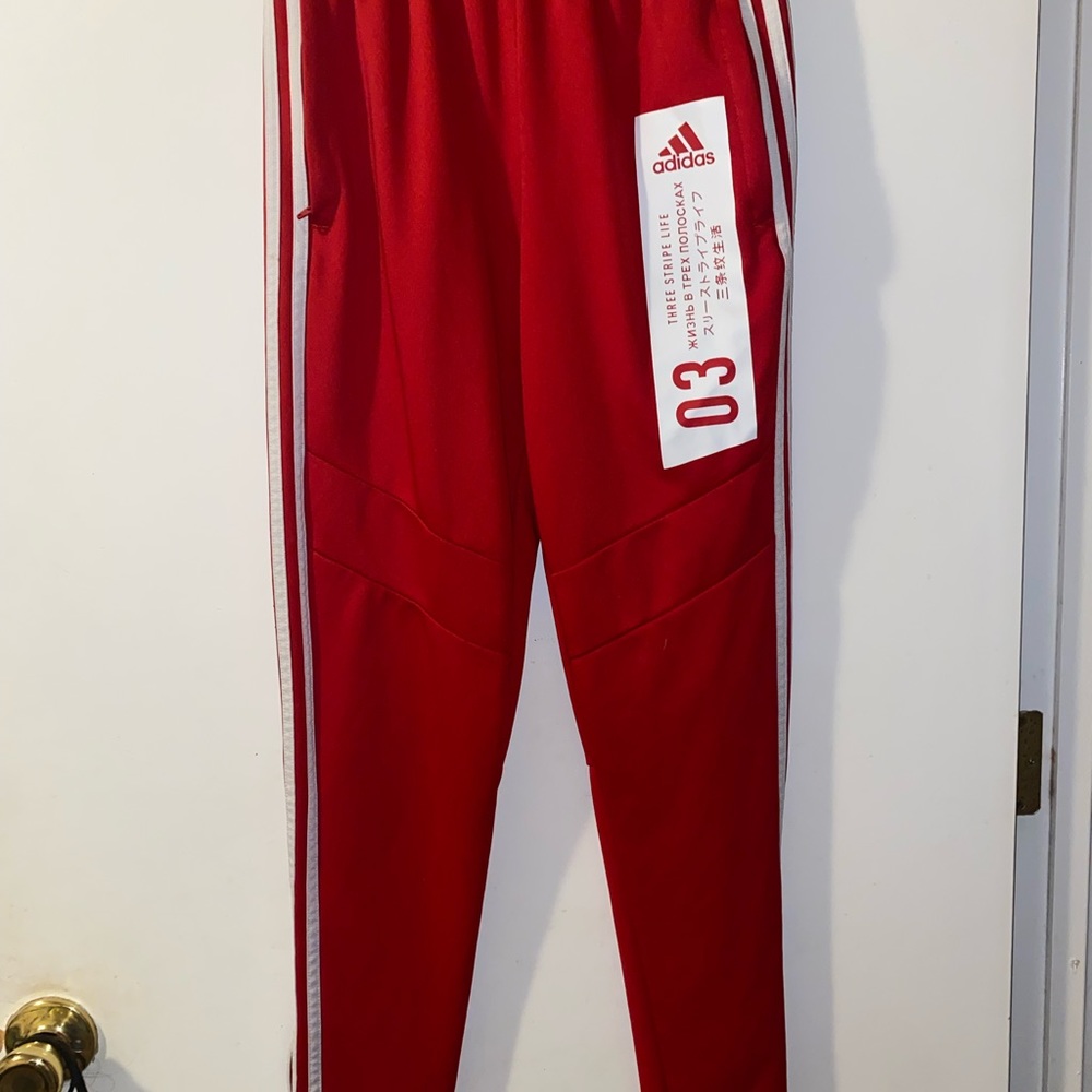 Adidas tiro red pants